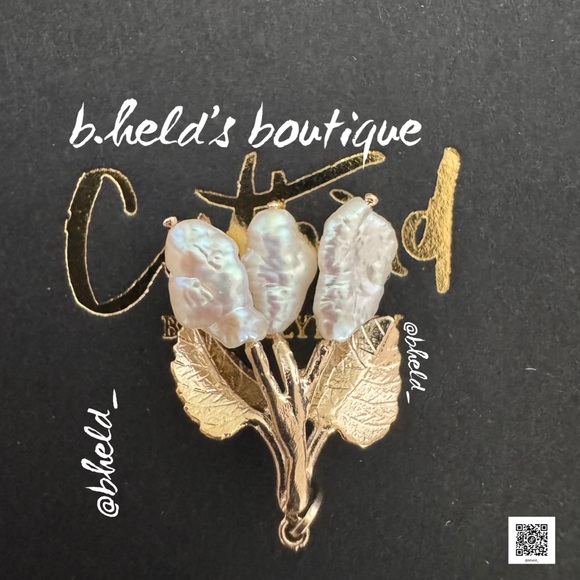 💫SOLD💫 Catbird x Vito’s Gems New York Mulberry Charm Solid 14K Gold 3RicePearls - Picture 6 of 17